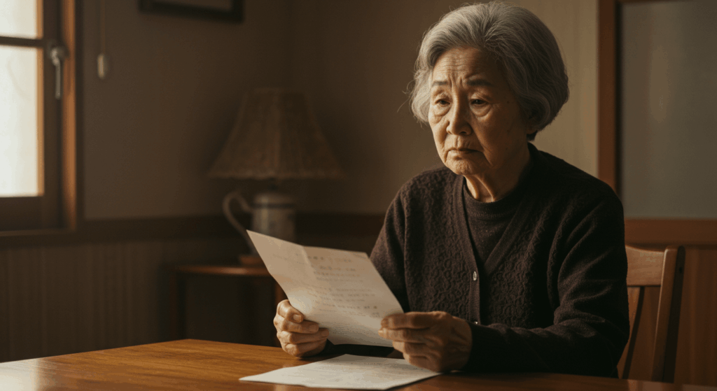 기초연금·장기요양보험 신청 조건과 방법 총정리 (2025년 최신) 4 기초연금 자격을 고민하는 시니어 여성의 진지한 표정